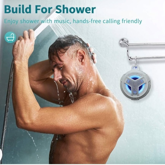 EBODA Bluetooth Speaker Waterproof Portable HD Sound Wireless Stereo LED Light - Picture 5 of 11